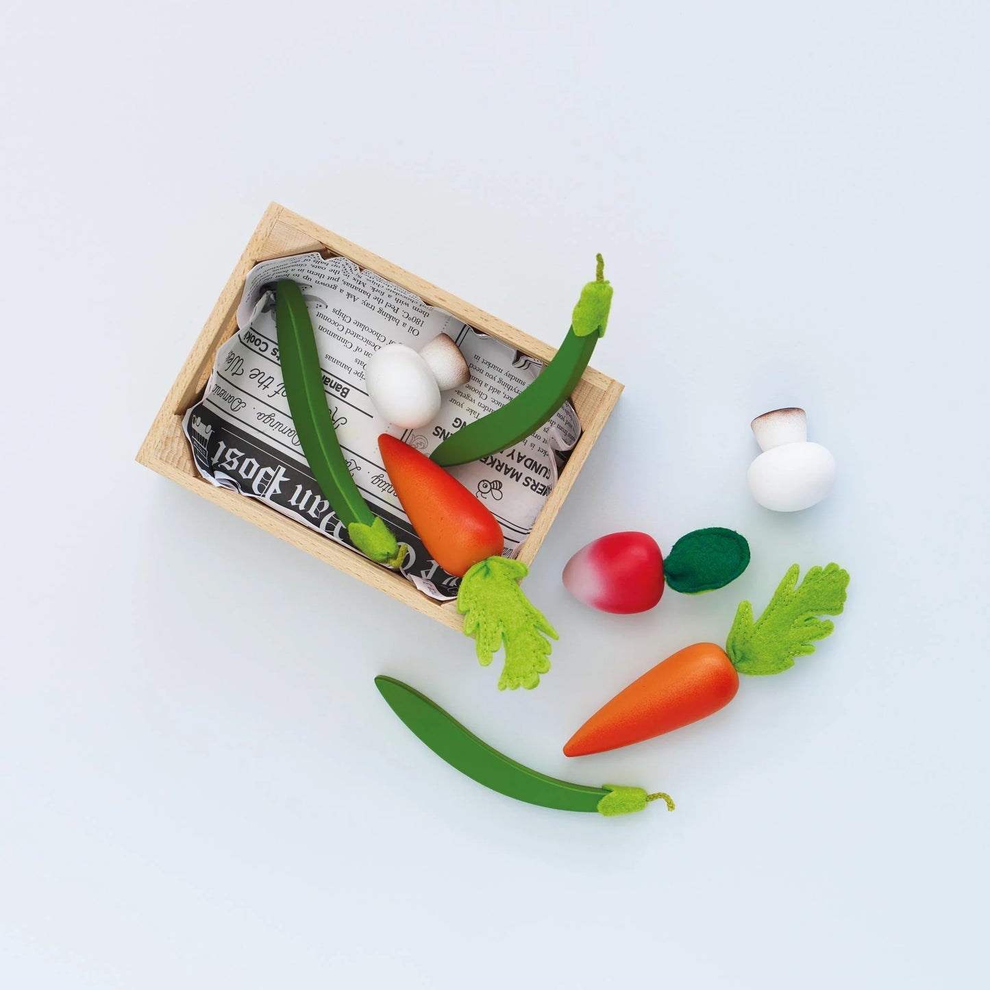 Le Toy Van Harvest Vegetables Crate