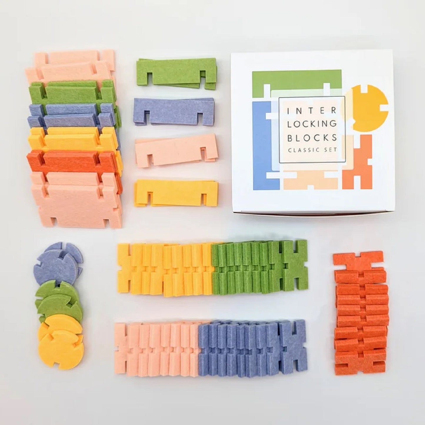 lowercase toys Interlocking Blocks - Classic Set