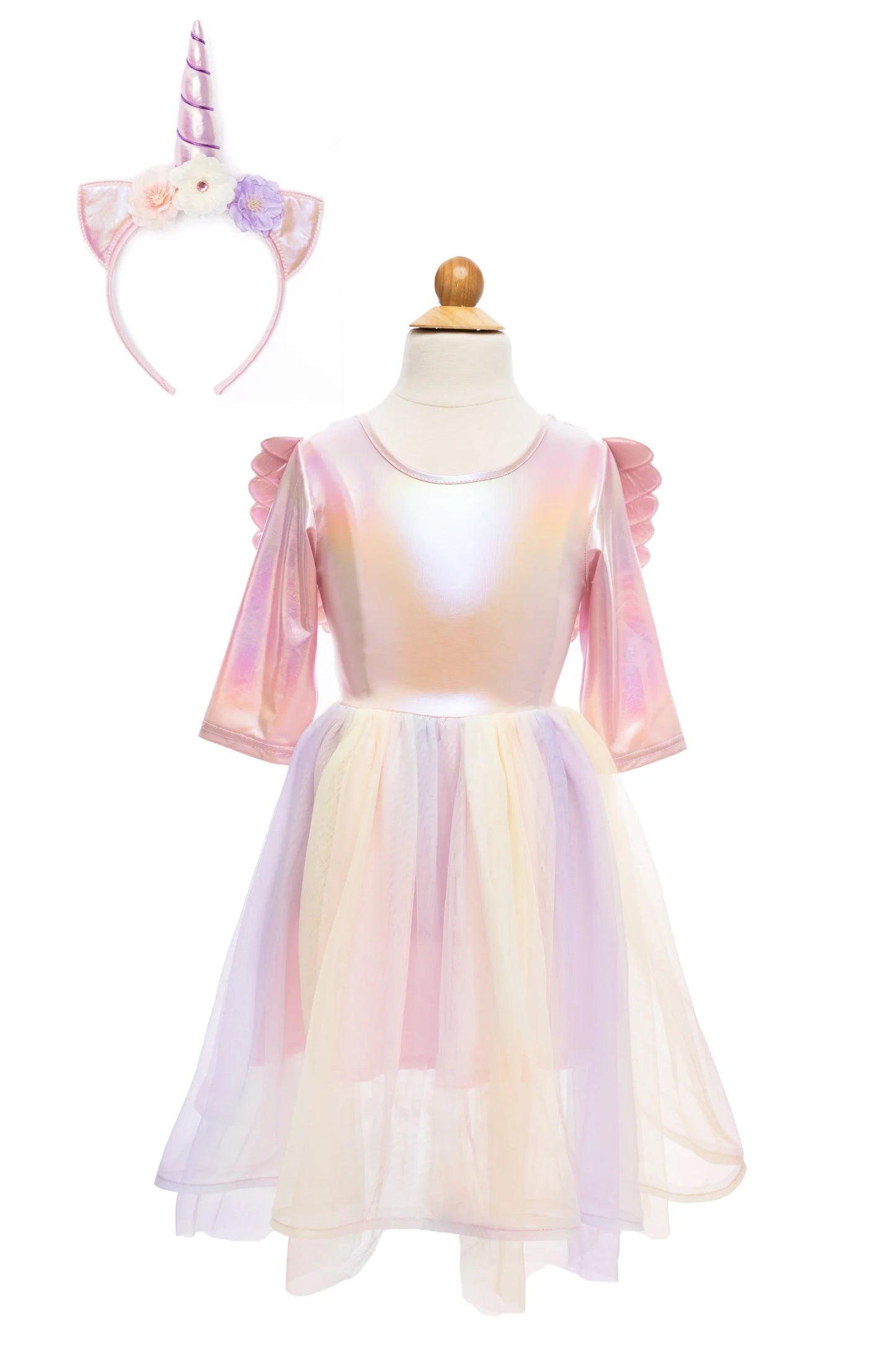Great Pretenders Alicorn Dress With Wings & Headband