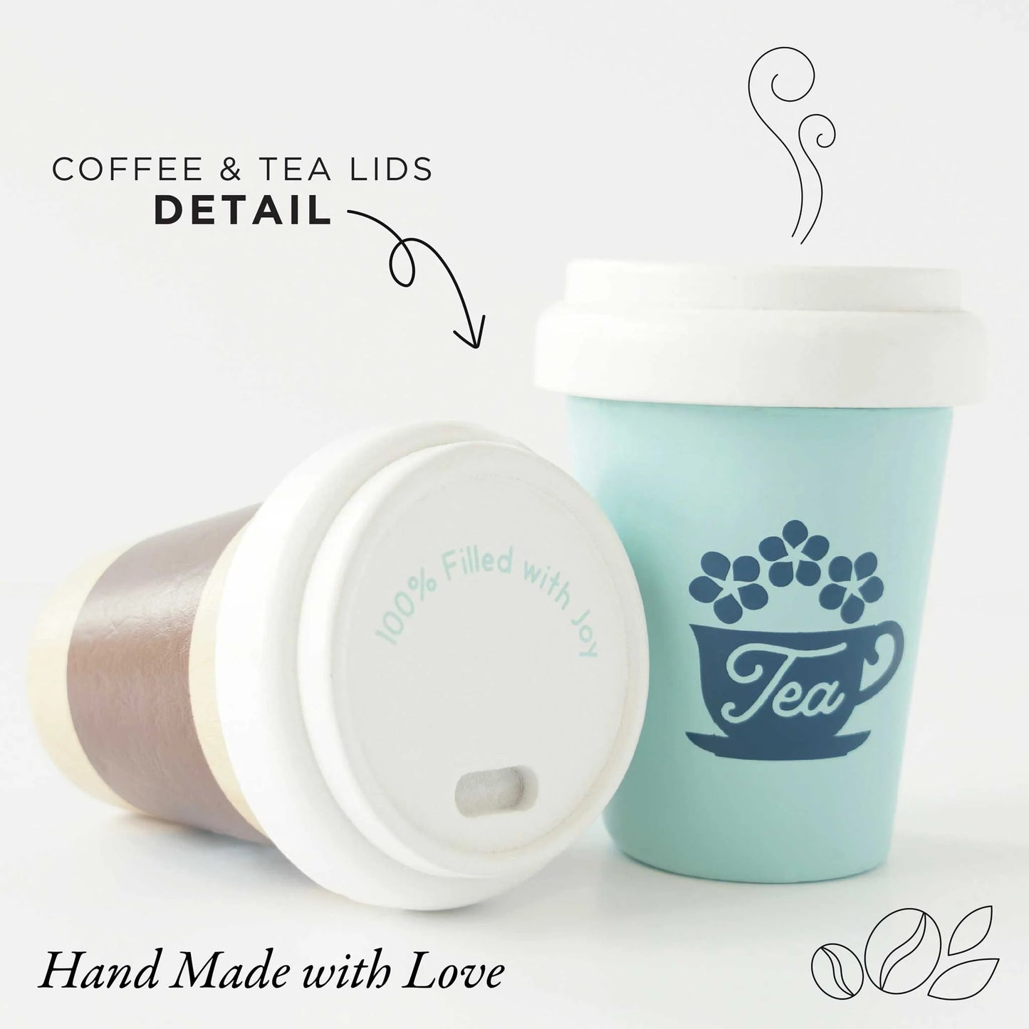 Le Toy Van Eco Cups - Tea & Coffee