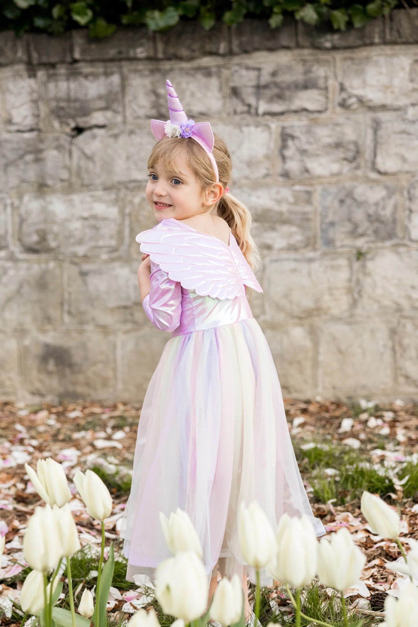 Great Pretenders Alicorn Dress With Wings & Headband