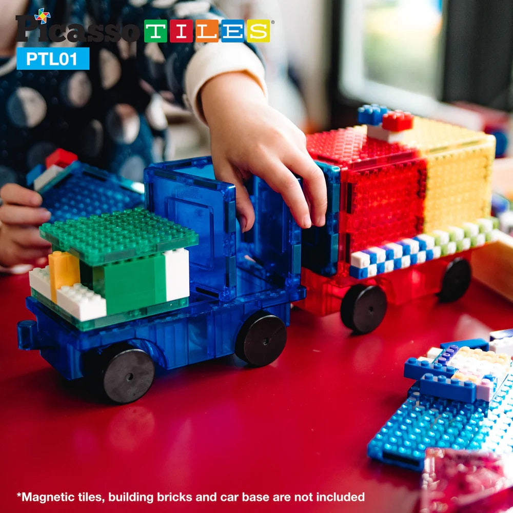 PicassoTiles Magnetic Brick Blocks Combo Pack 12 Pieces