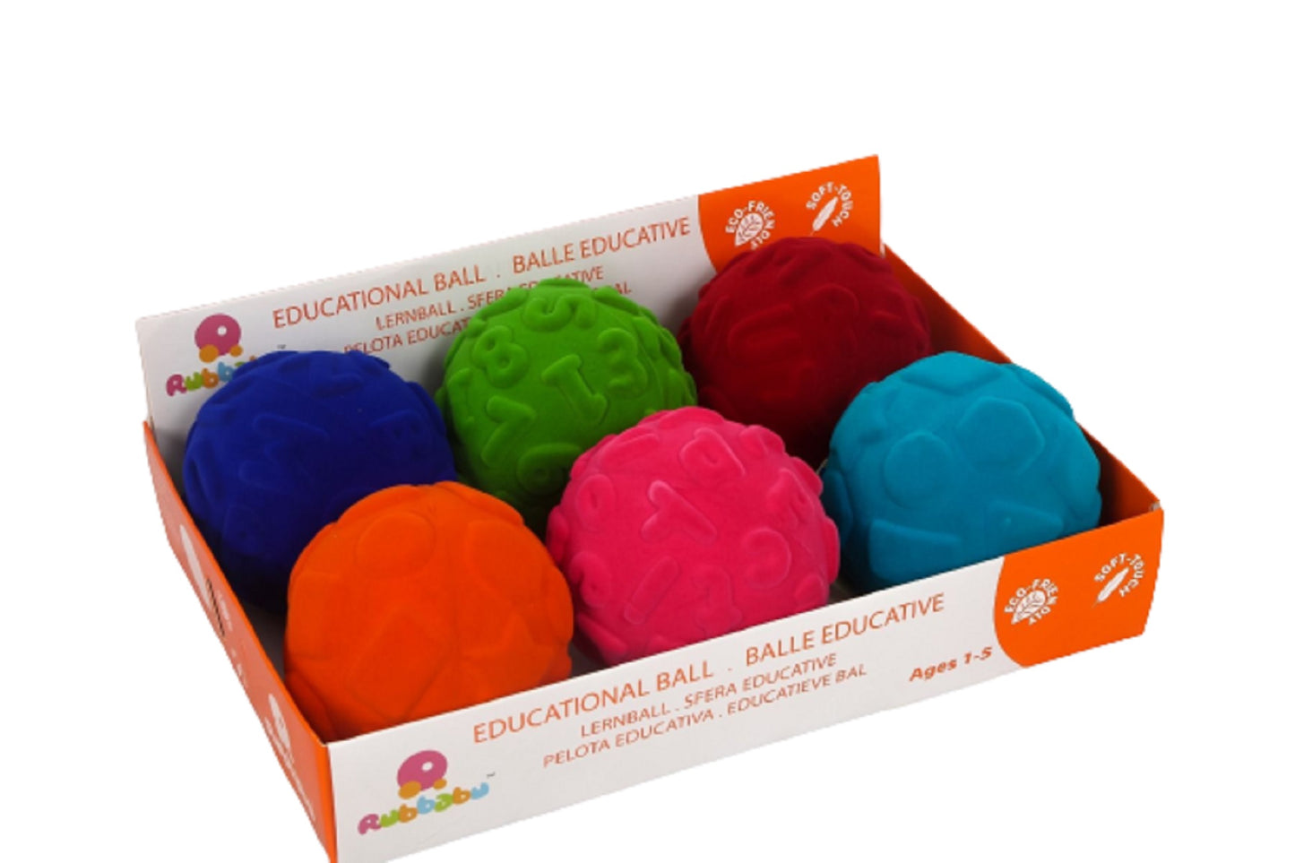 Rubbabu Educational Balls - 1 Piece
