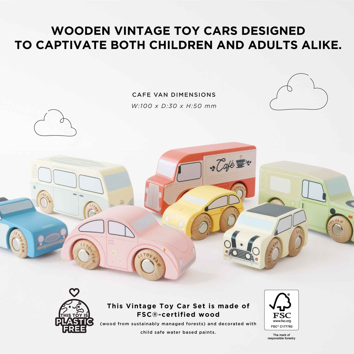 Le Toy Van Vintage Toy Cars