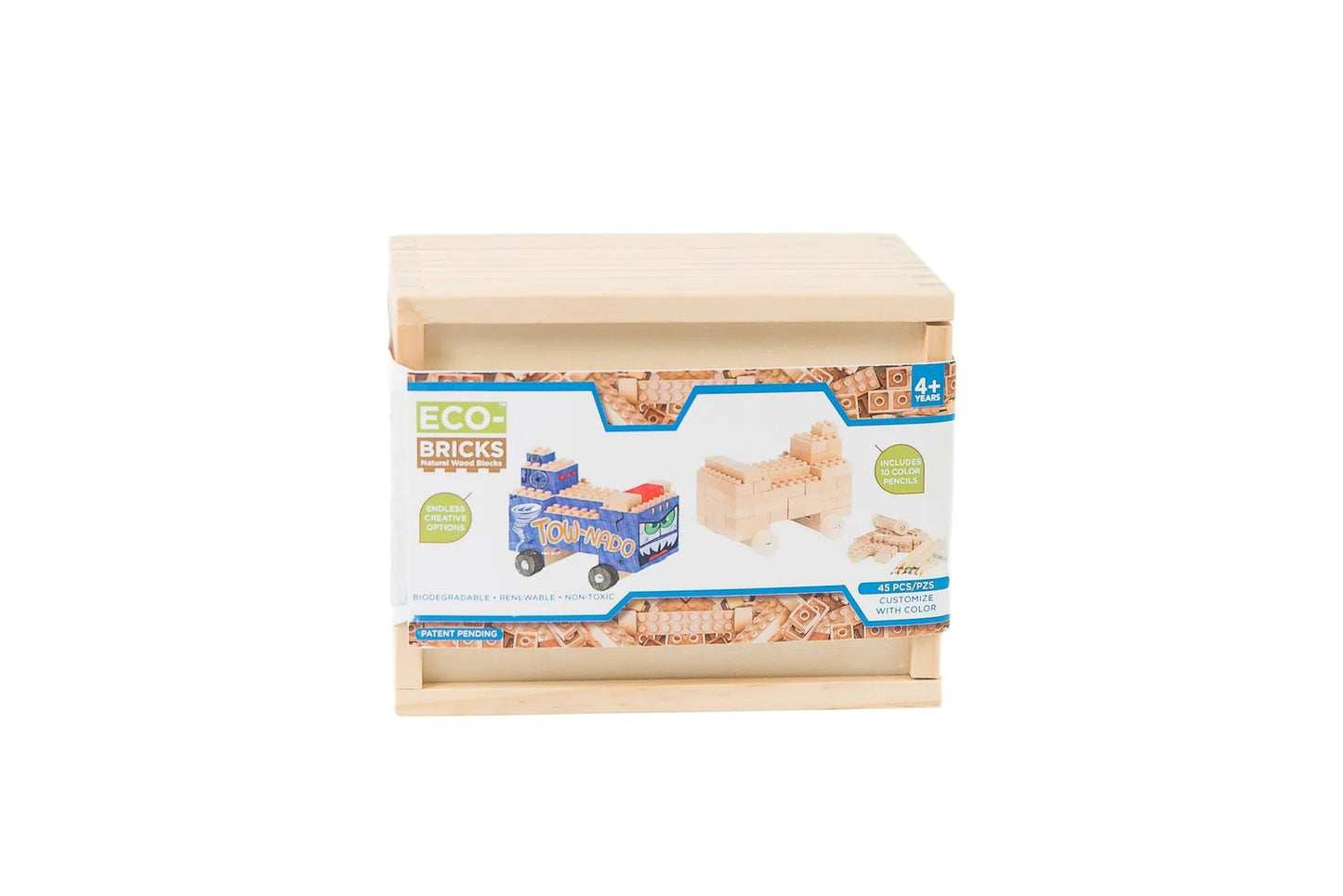 Once-Kids Eco-bricks Classic - 45 Piece Set