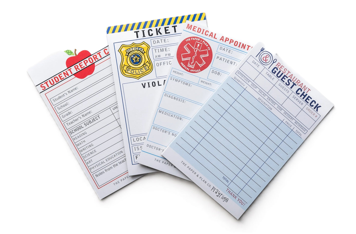 The Paper & Plan Co. Playtime Pads 50 Sheets