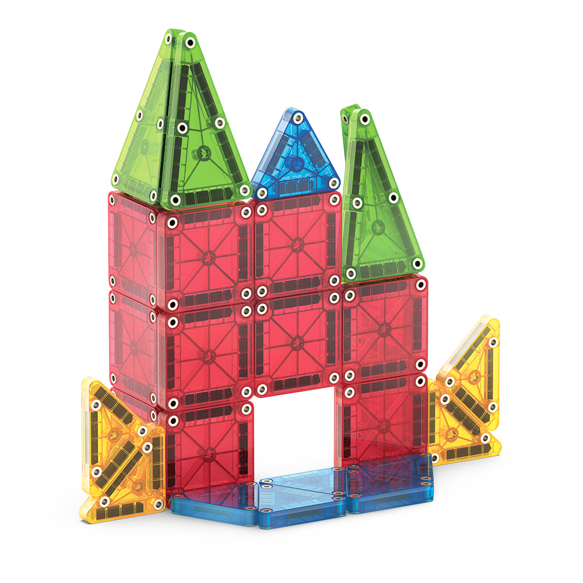 Magna-Tiles microMAGS 26 Piece Travel Set Bold Colors