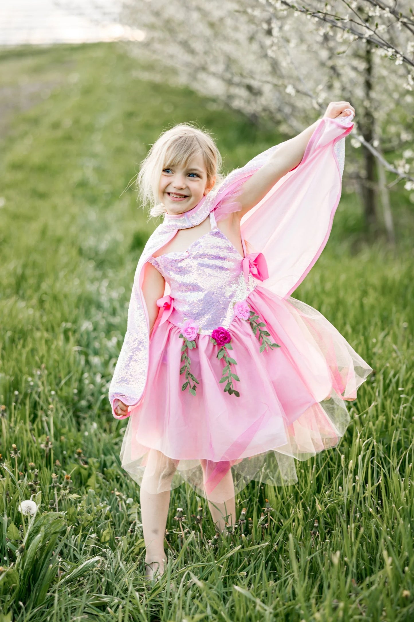 Great Pretenders Pink Sequins Forest Fairy Tunic