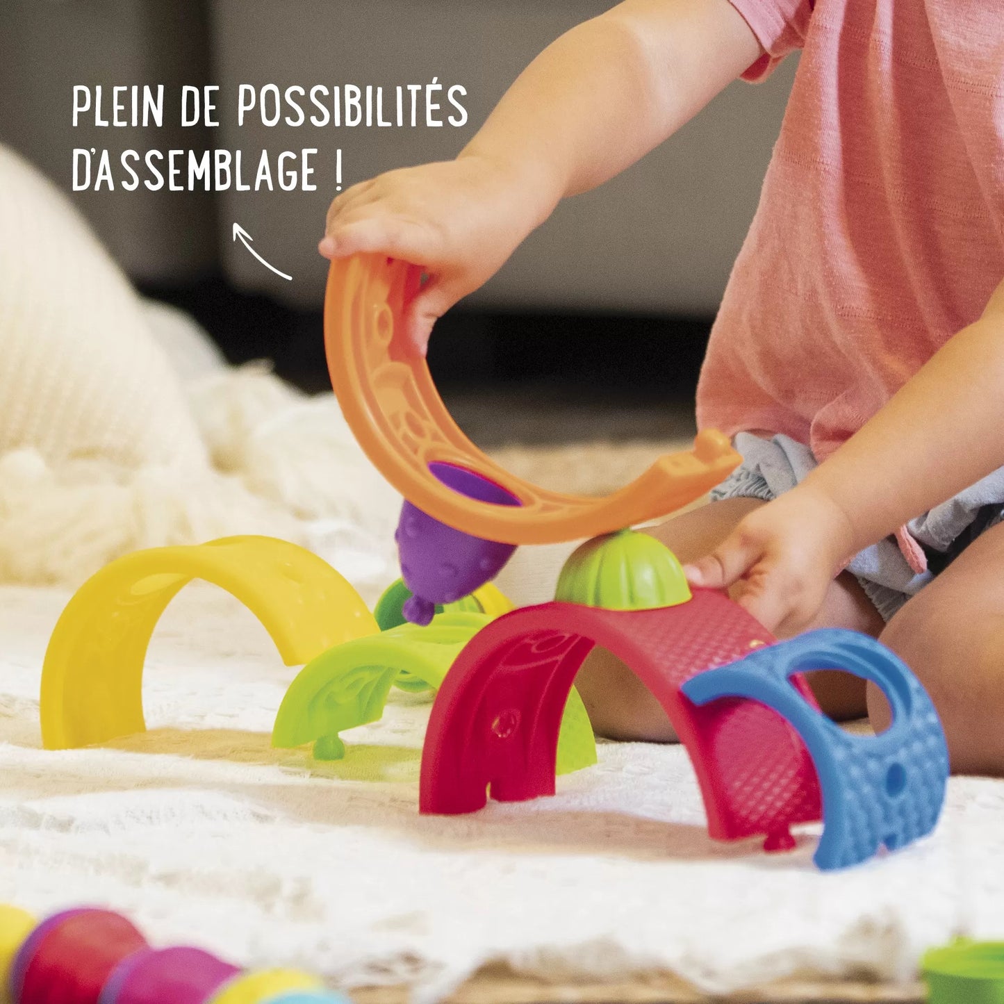 Lalaboom Rainbow Arches & Beads - 13 Piece Set