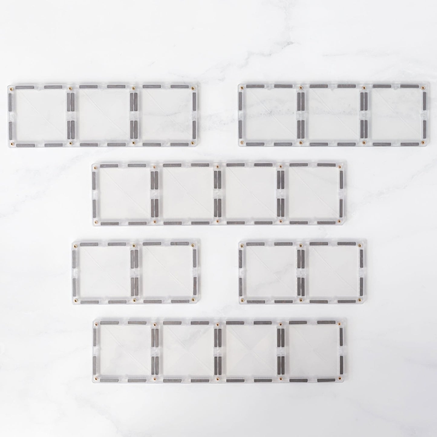 Connetix Clear Rectangle Pack - 12 Piece Set
