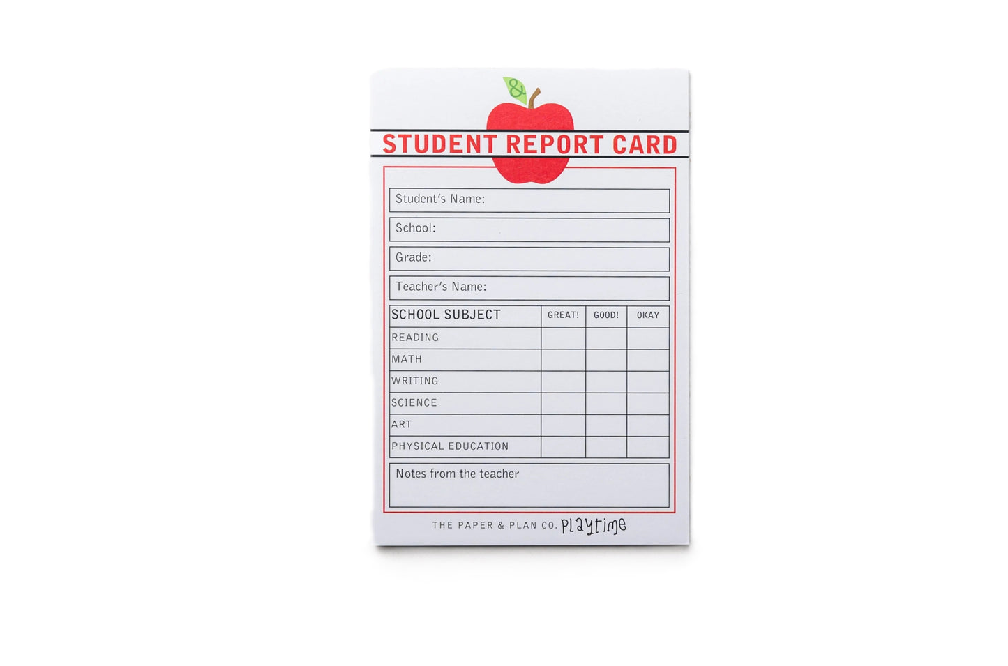 The Paper & Plan Co. Playtime Pads 50 Sheets