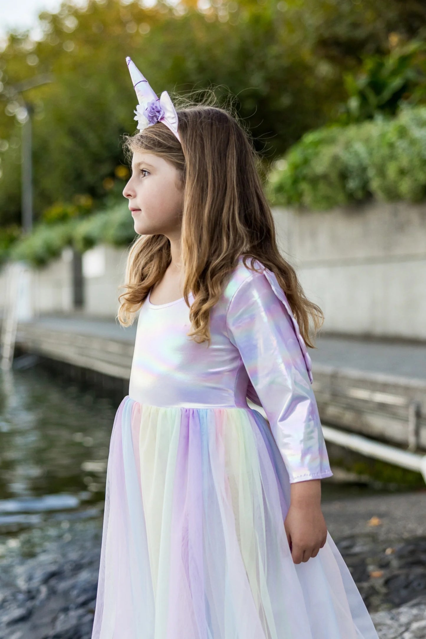 Great Pretenders Alicorn Dress With Wings & Headband