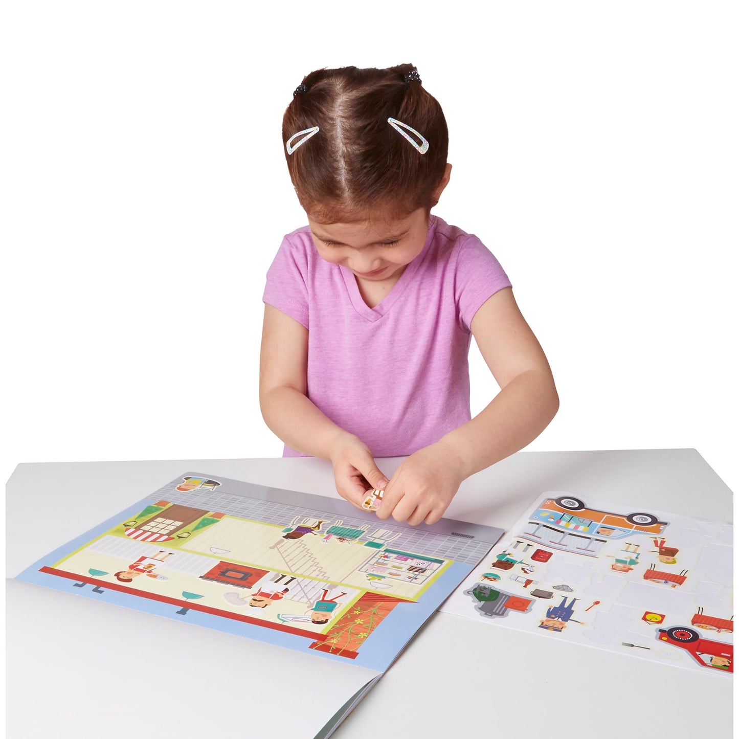 Melissa & Doug Reusable Sticker Pad - My Town