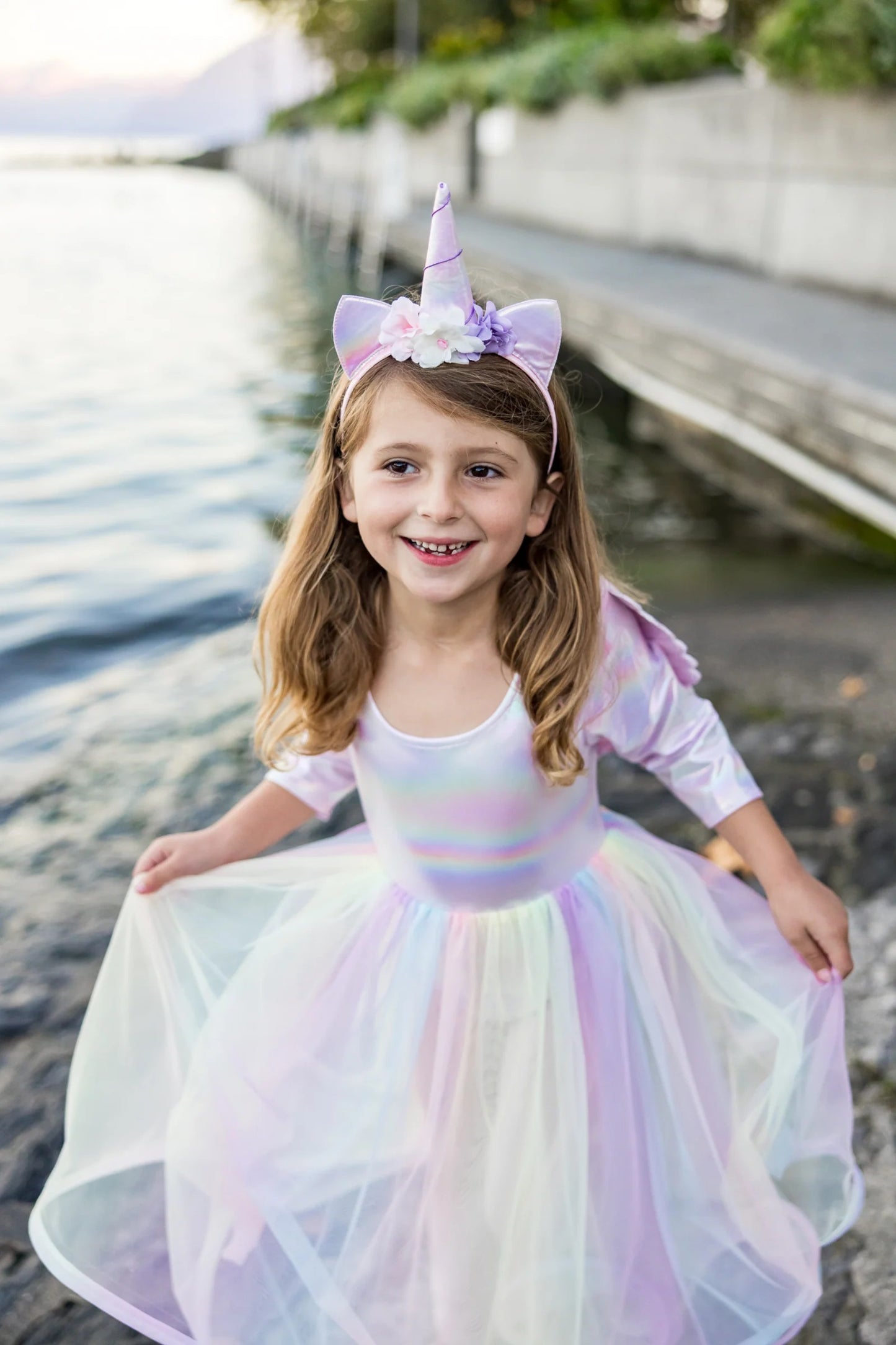 Great Pretenders Alicorn Dress With Wings & Headband