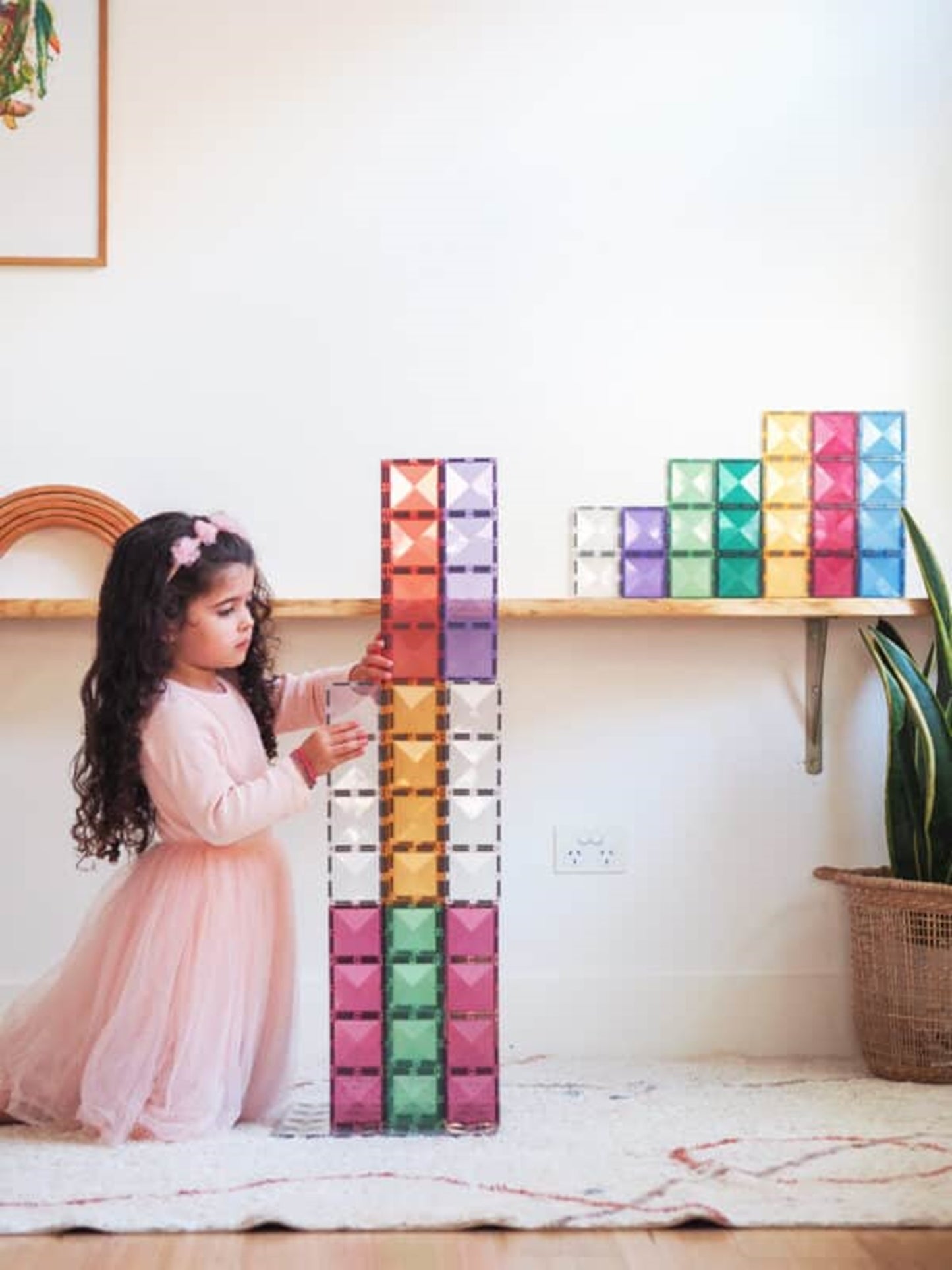 Connetix Pastel Rectangle Pack - 24 Piece Set