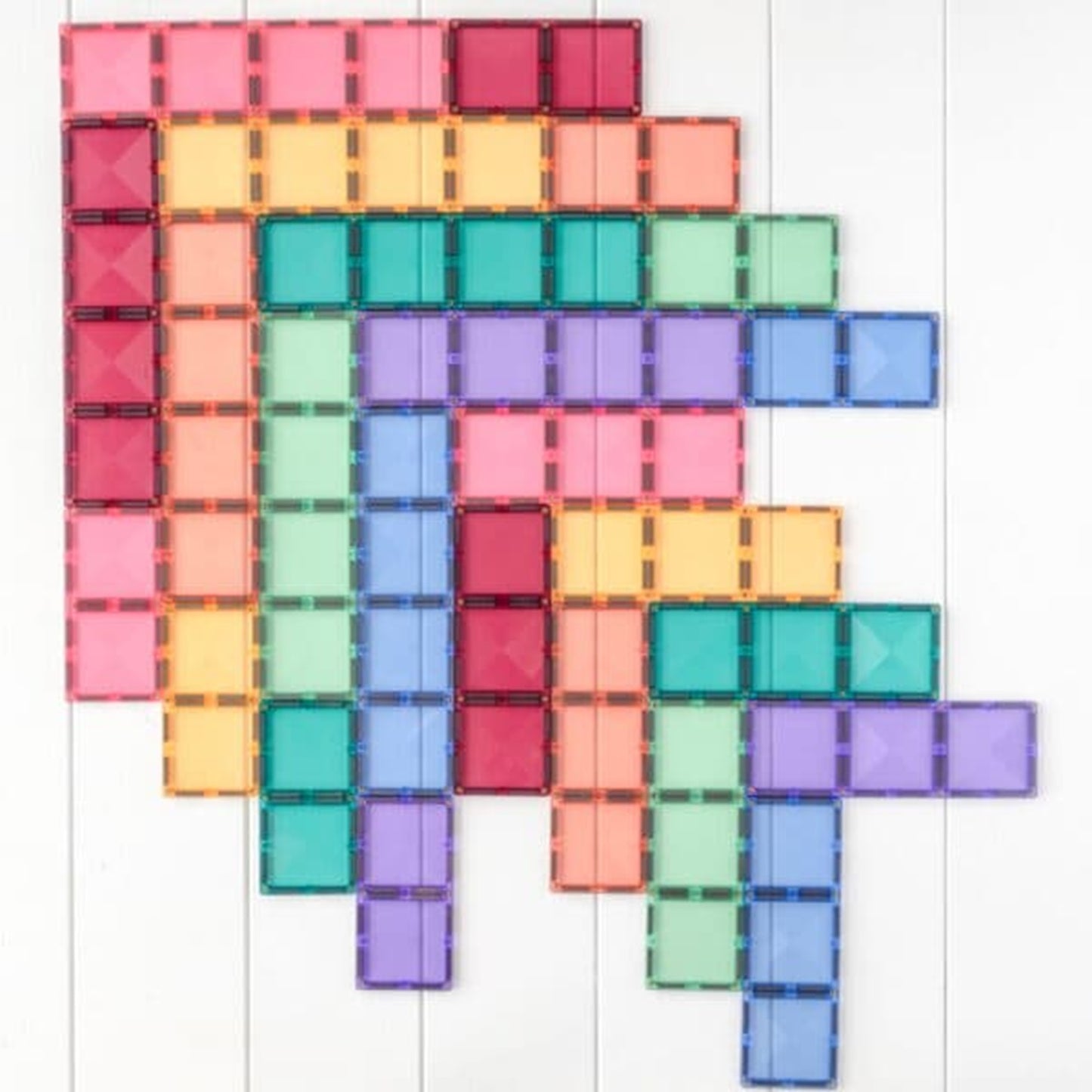 Connetix Pastel Rectangle Pack - 24 Piece Set