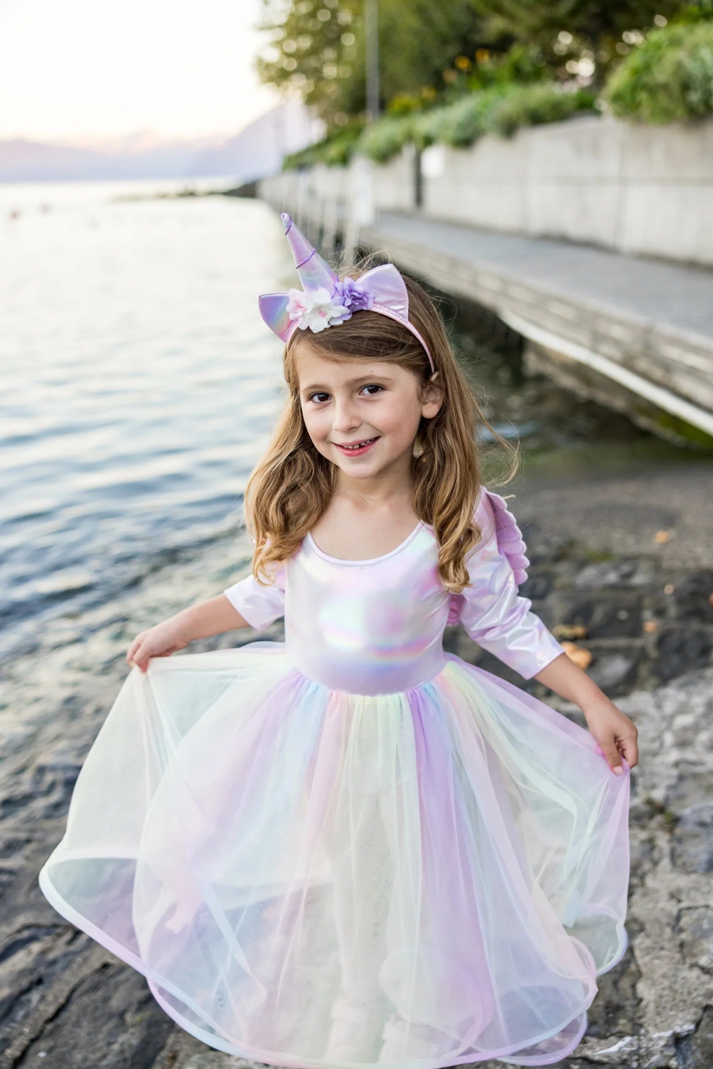 Great Pretenders Alicorn Dress With Wings & Headband