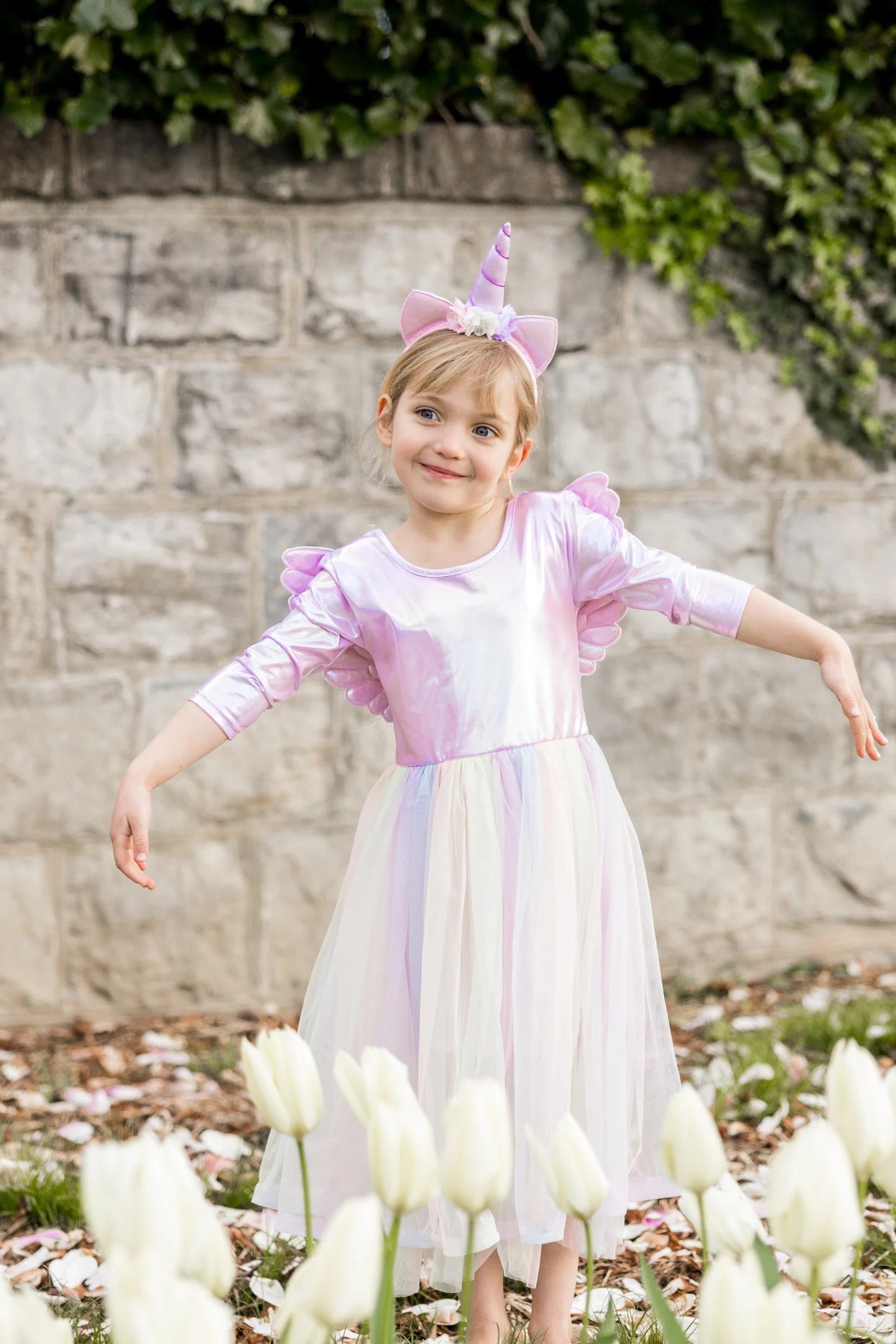 Great Pretenders Alicorn Dress With Wings & Headband