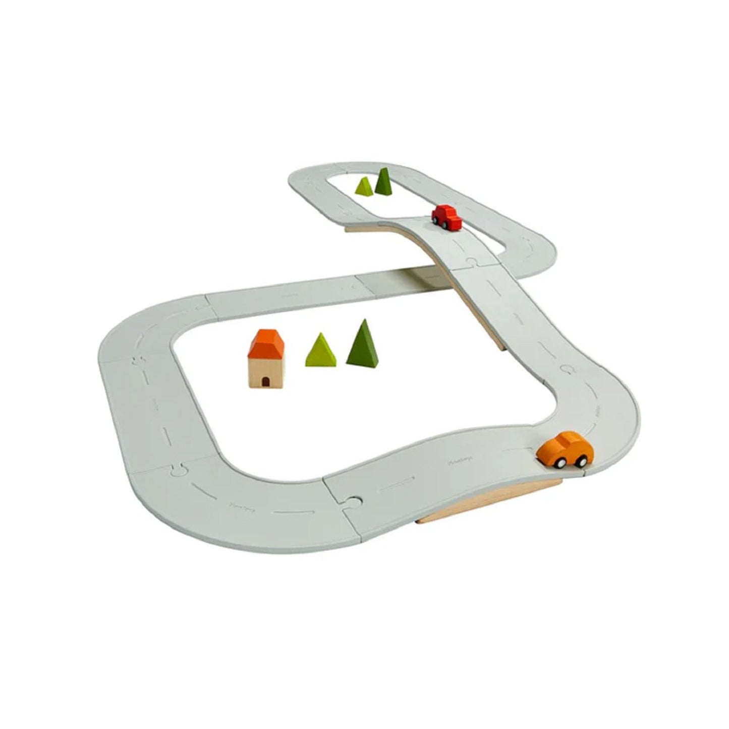 PlanToys Rubber Road & Rail Set - Large