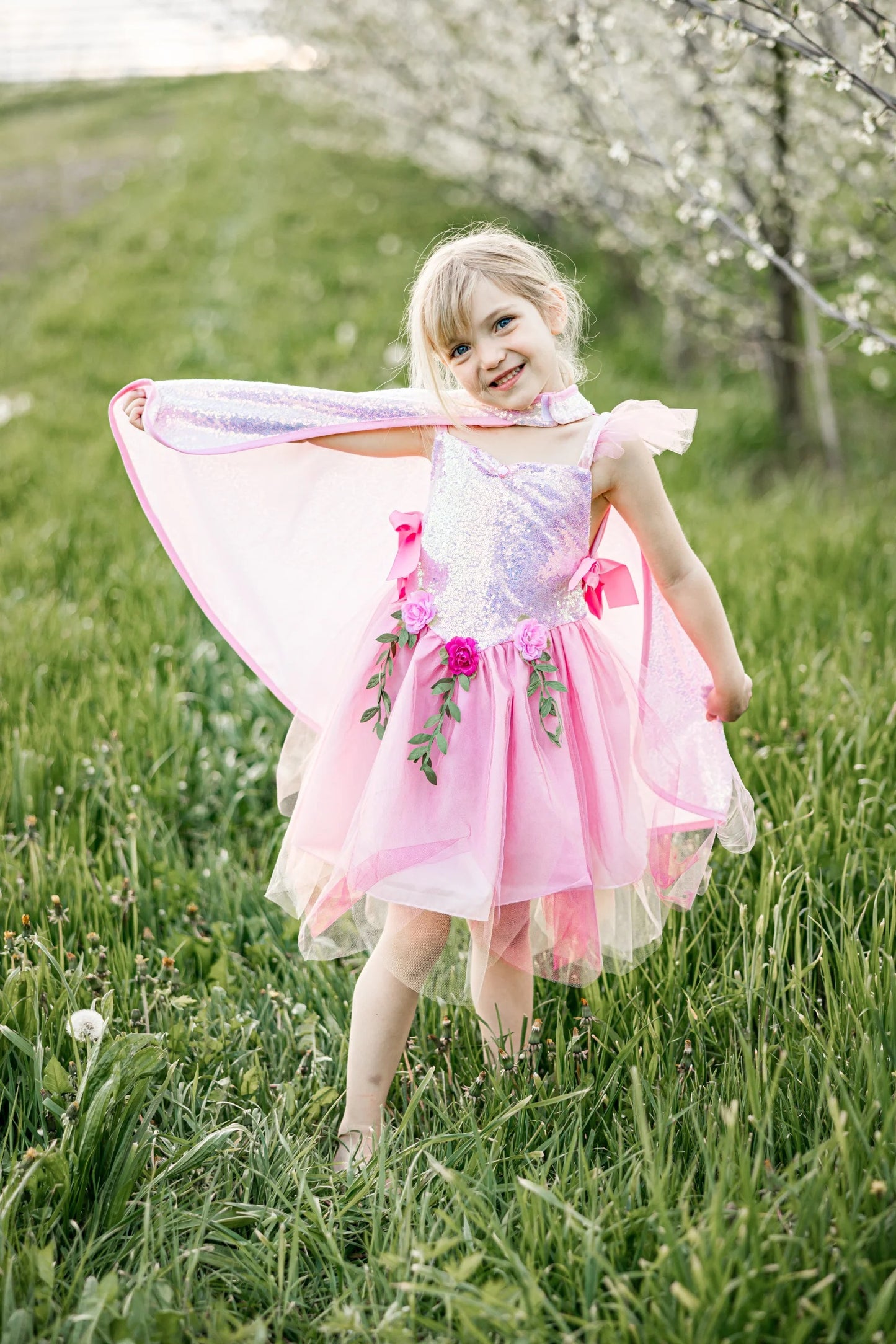 Great Pretenders Pink Sequins Forest Fairy Tunic