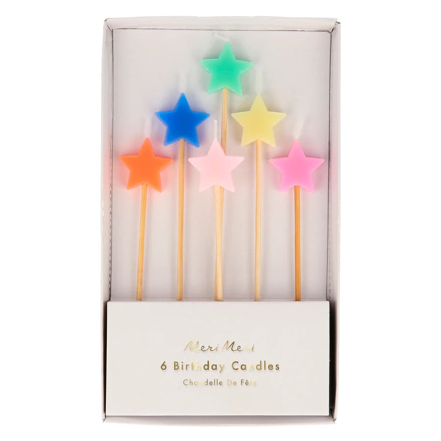 Meri Meri Mixed Star Candles