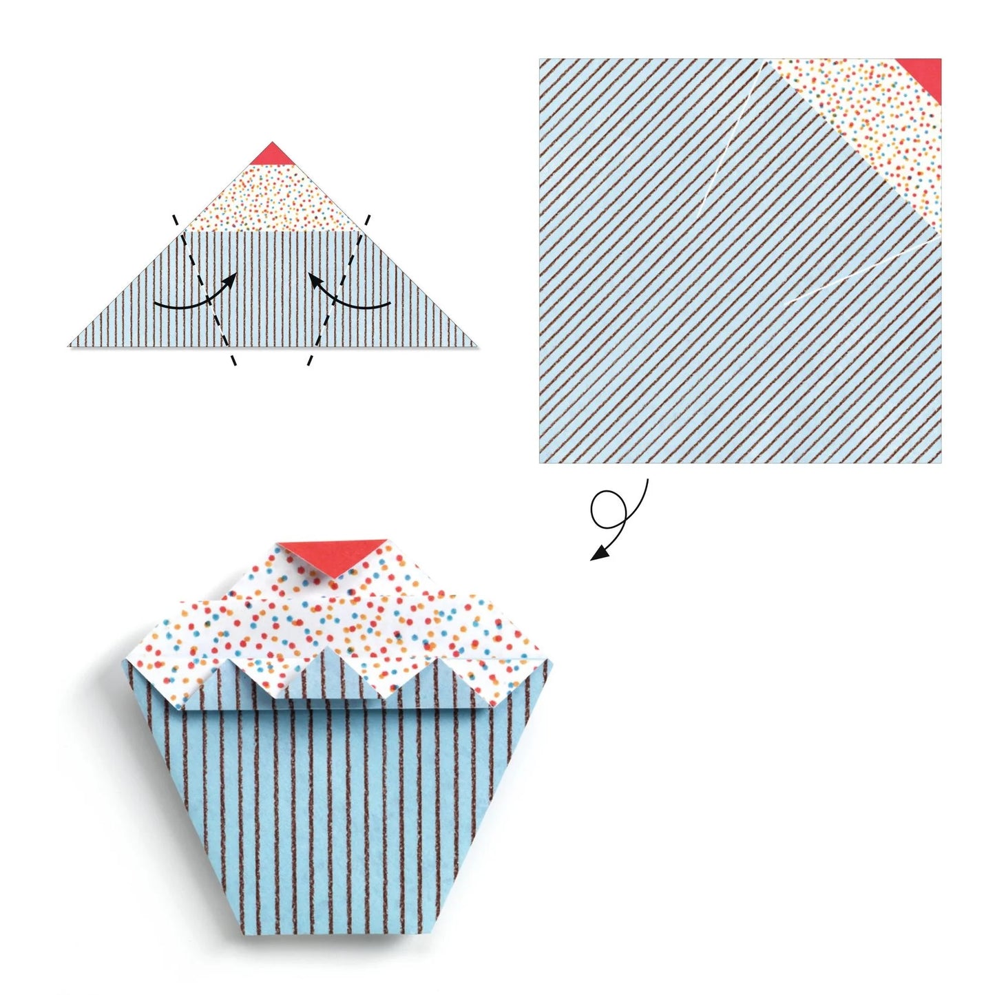 Djeco Sweet Treats Origami Paper Craft Kit