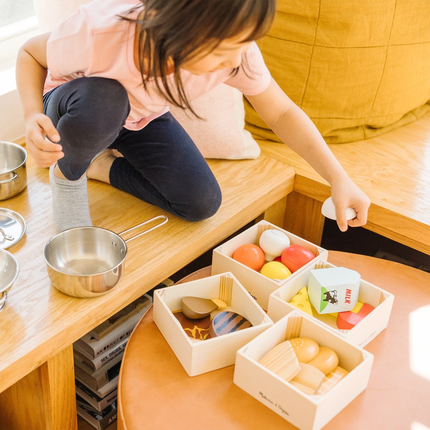 Melissa & Doug Food Groups Wooden Play Food