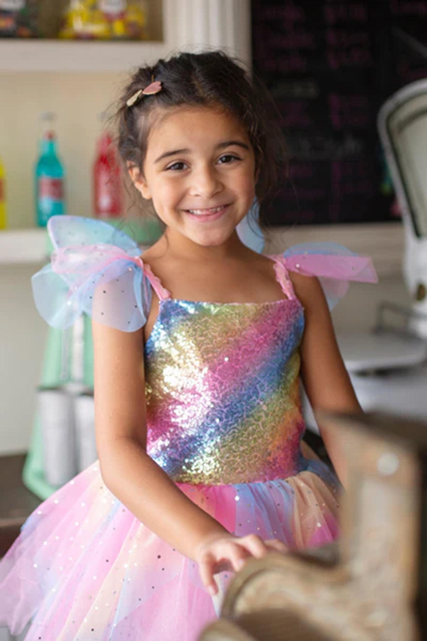 Great Pretenders Rainbow Fairy Dress & Wings