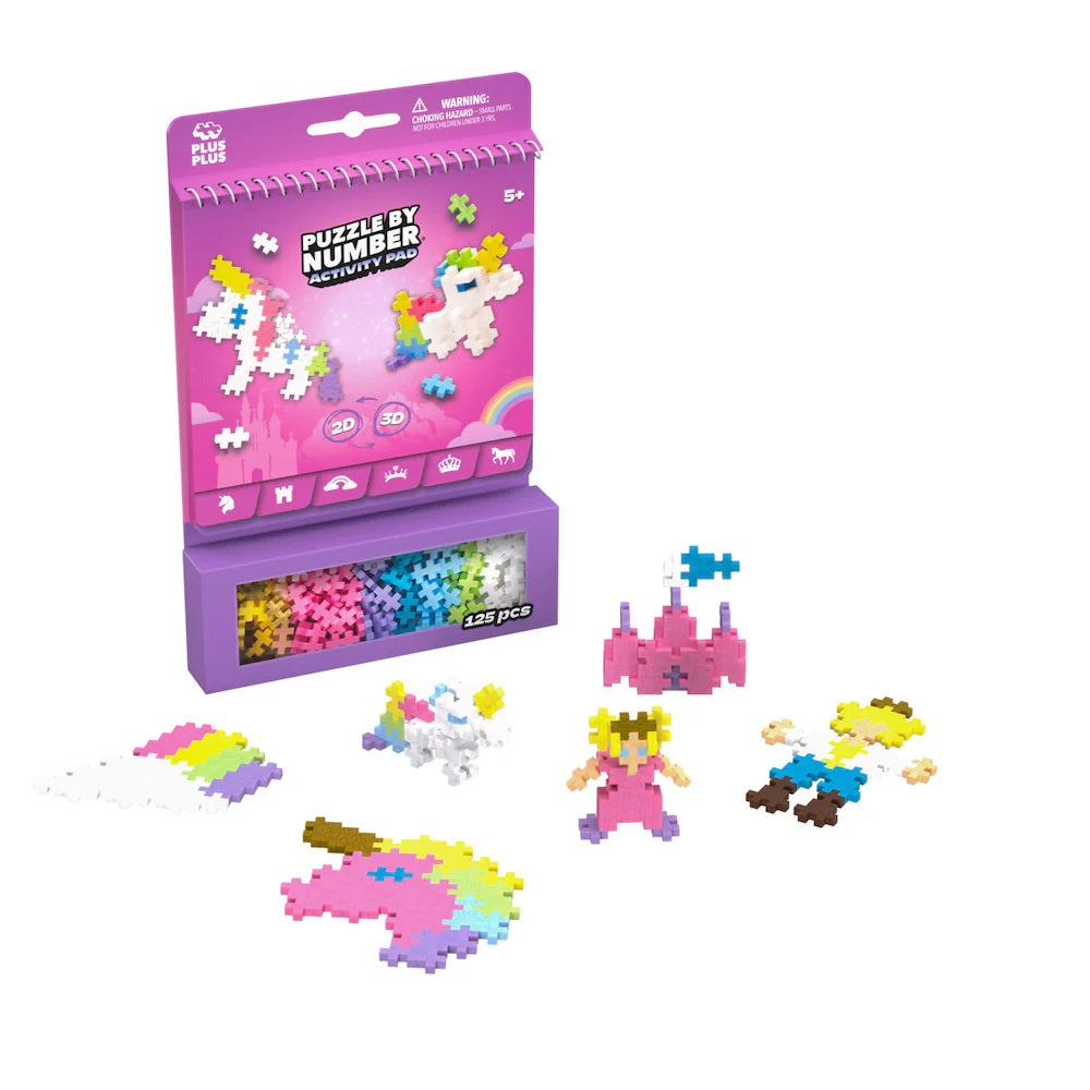 Plus-Plus Puzzle By Number Activity Pad