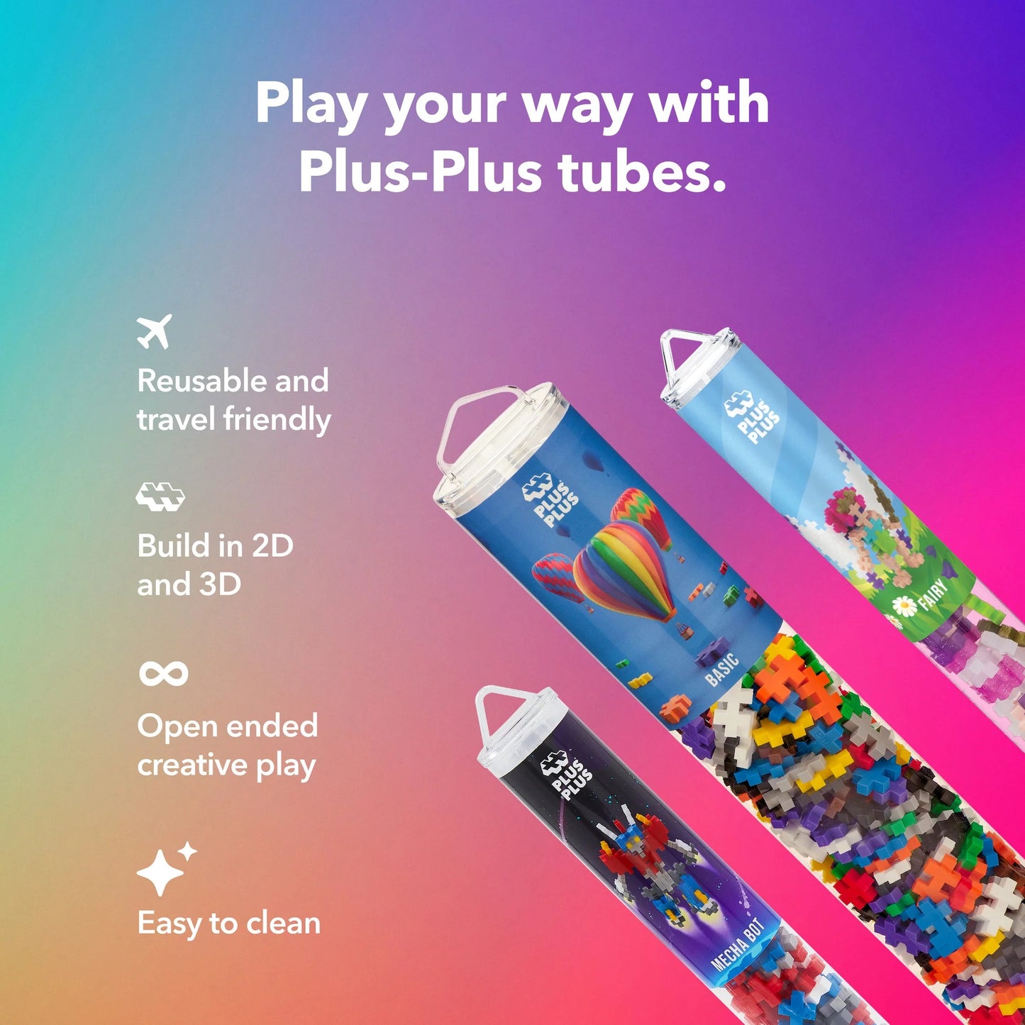 Plus-Plus Tube Sets 240 pc