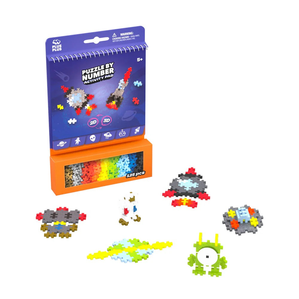 Plus-Plus Puzzle By Number Activity Pad
