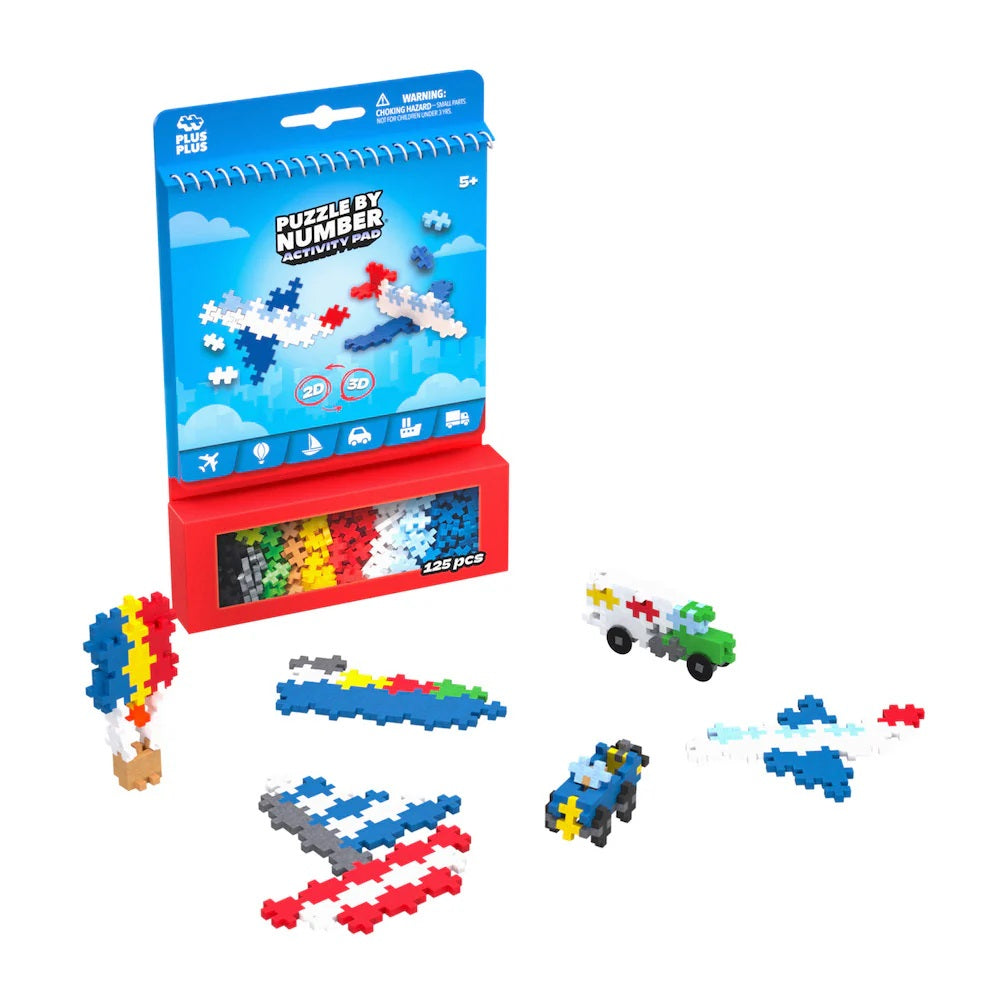 Plus-Plus Puzzle By Number Activity Pad