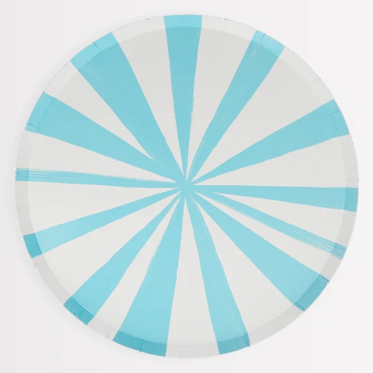 Meri Meri Blue Stripe Dinner Plates