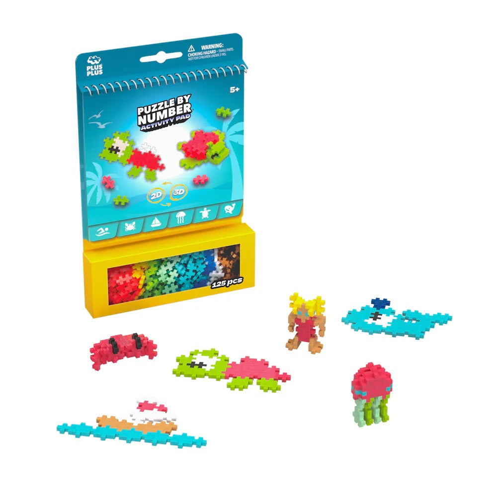 Plus-Plus Puzzle By Number Activity Pad