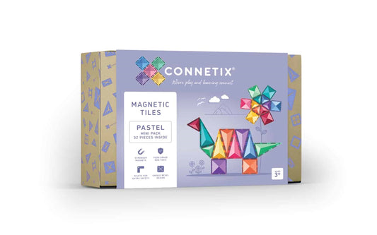 Connetix Pastel Mini Pack - 32 Piece Set