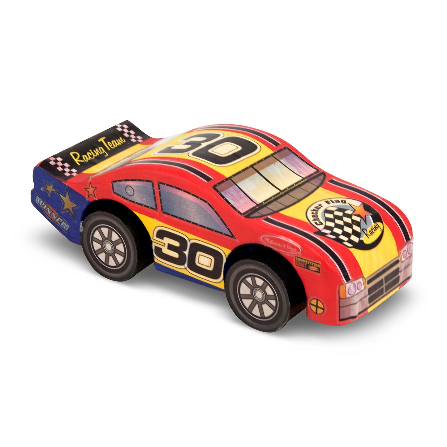 Melissa & Doug Decorate-Your-Own Wooden Race Car