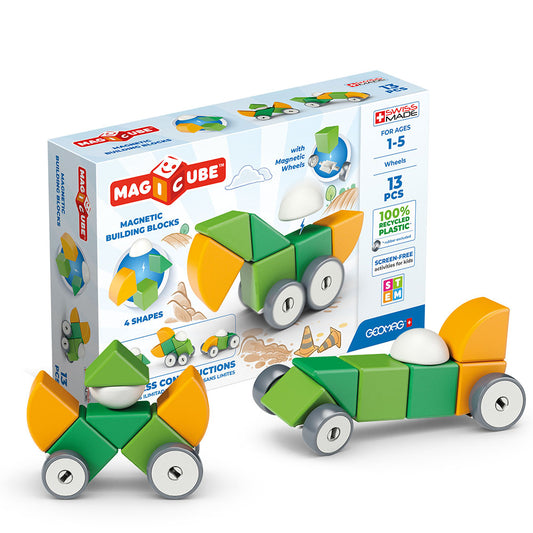 Geomag Magicube Recycled Blocks Cars 13pcs