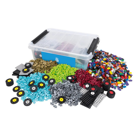 Plus-Plus GO! Educational Tub (2600 pc/10 chassis/40 wheels)
