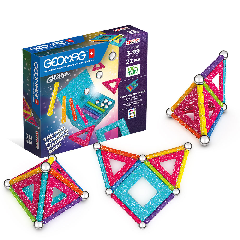 Geomag Glitter Panels Recycled 22pcs
