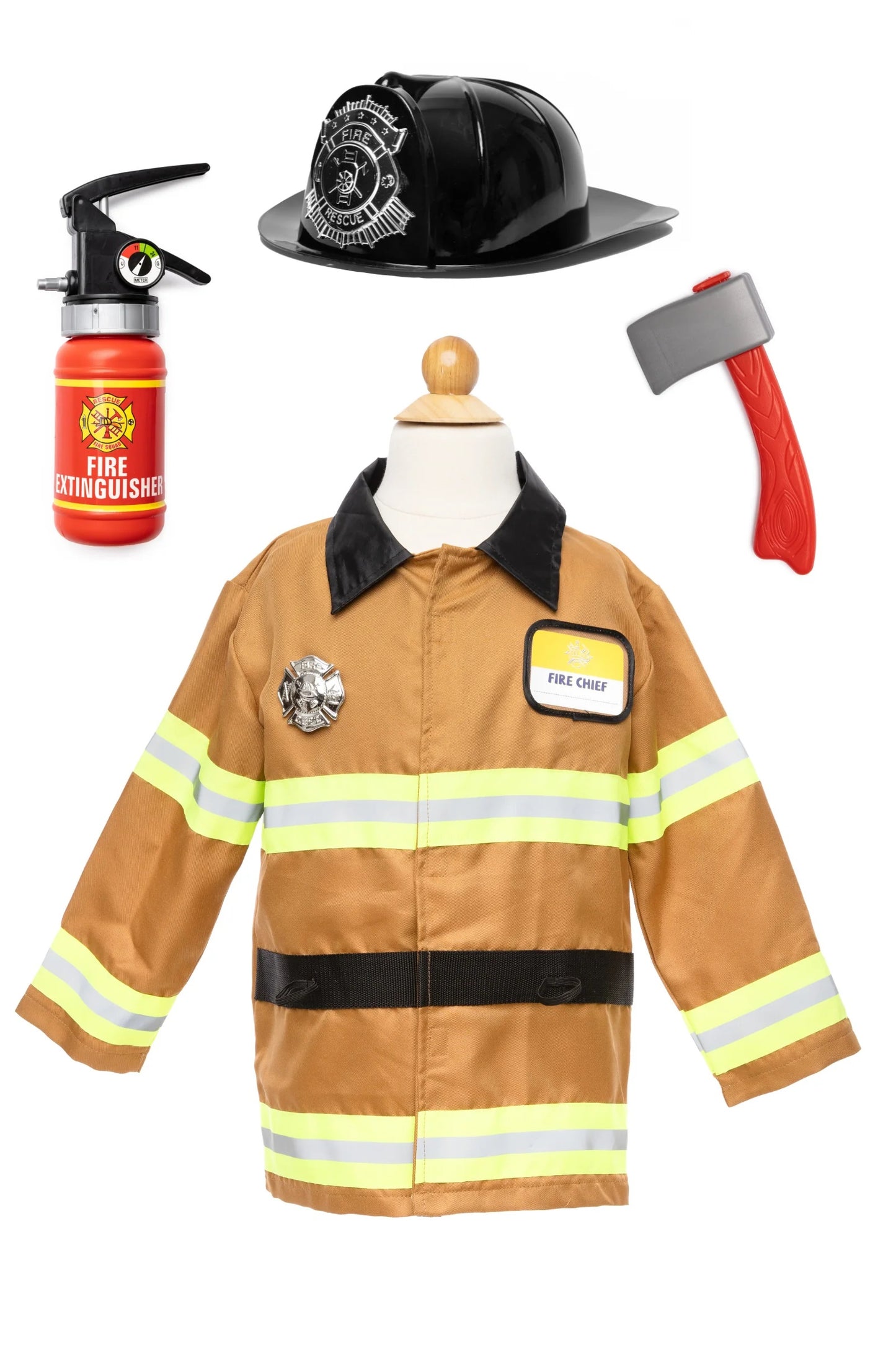 Great Pretenders Tan Firefighter with Accessories