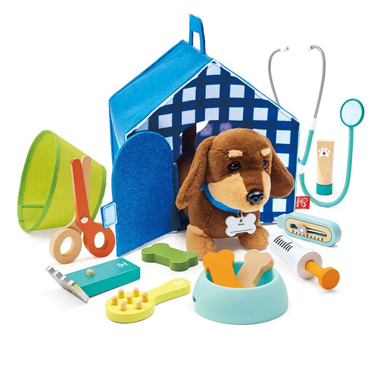 Hape Puppy Care Clinic Vet Set