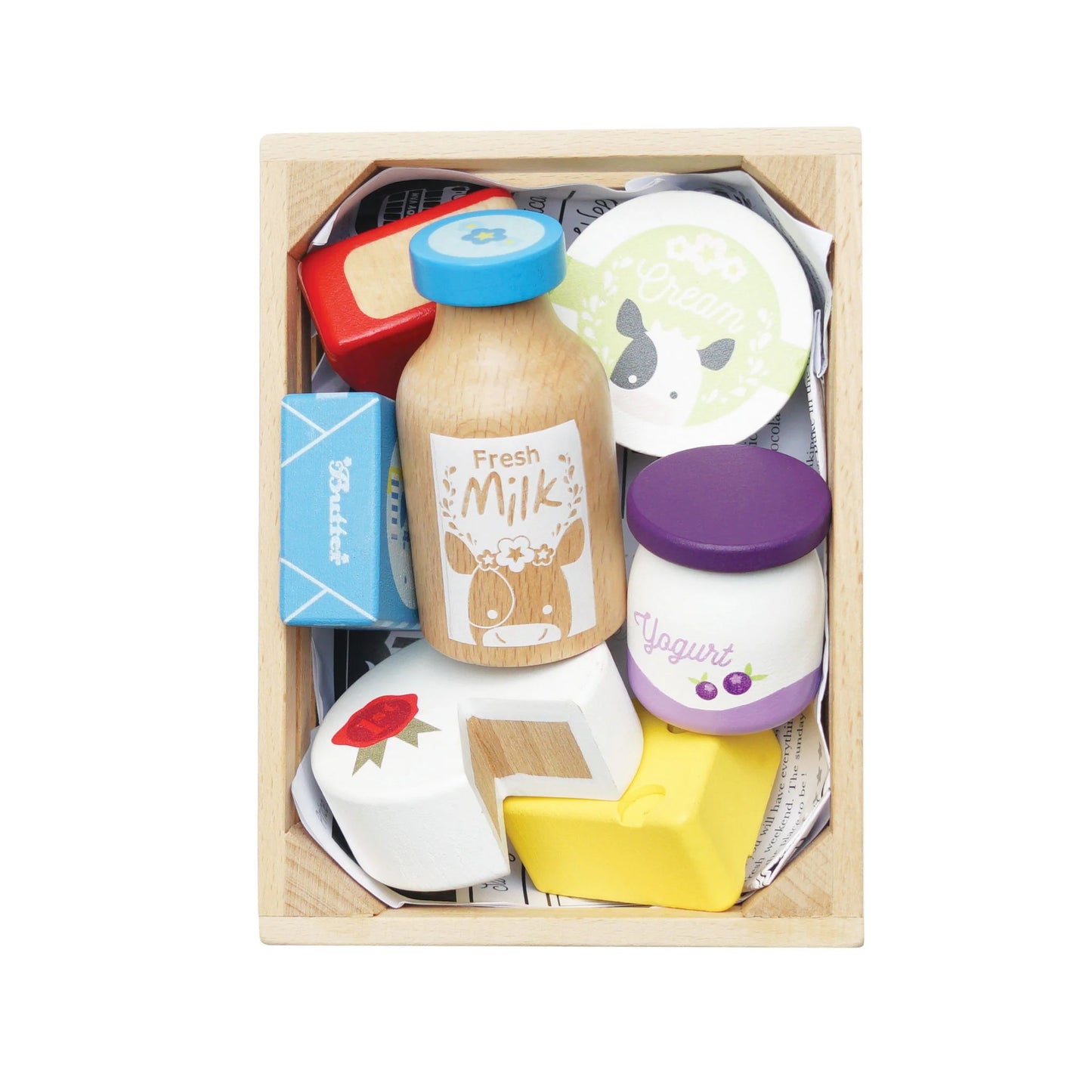 Le Toy Van Cheese & Dairy Crate