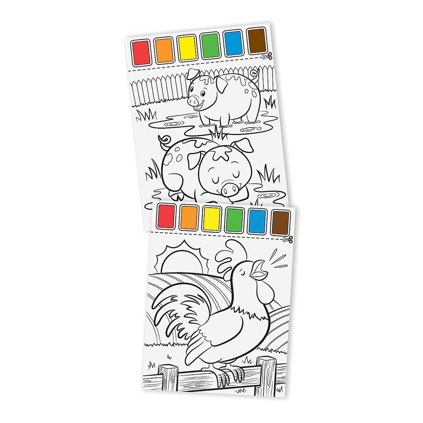 Melissa & Doug Farm Animals Paint With Water Kids' Art Pad