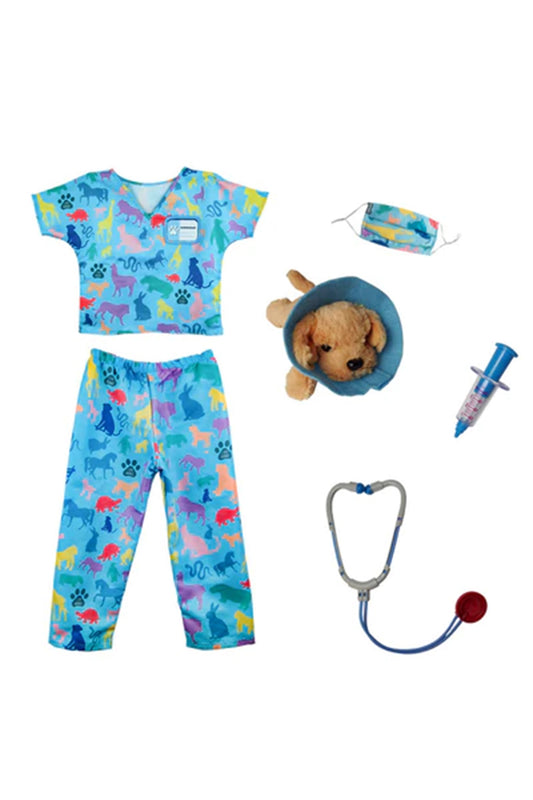 Great Pretenders Veterinarian Scrubs with Accessories