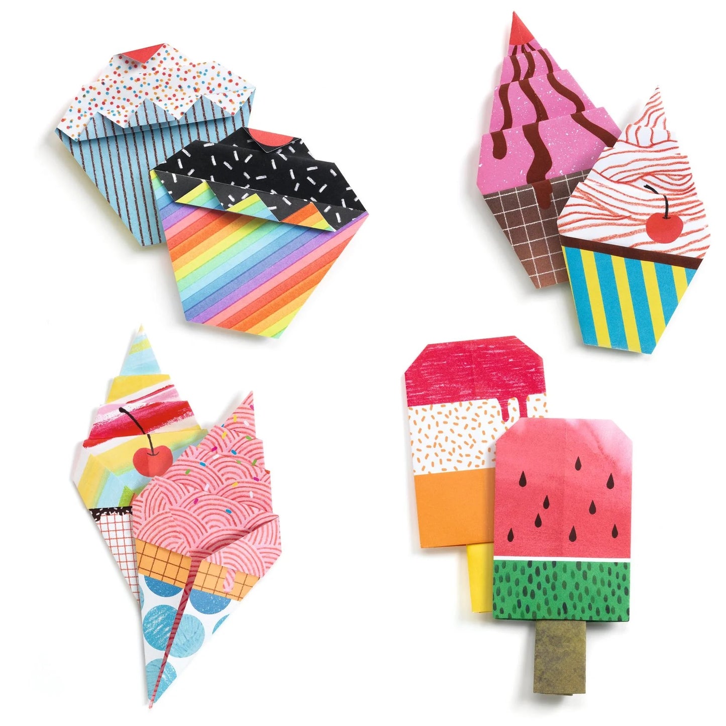 Djeco Sweet Treats Origami Paper Craft Kit