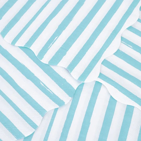 Meri Meri Blue Stripe Small Napkins