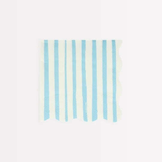 Meri Meri Blue Stripe Small Napkins