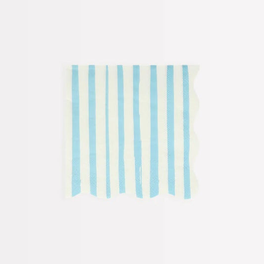 Meri Meri Blue Stripe Small Napkins