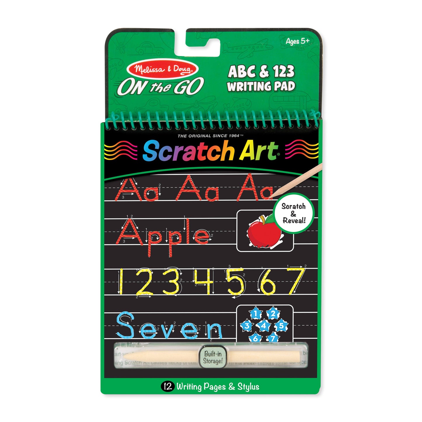 Melissa & Doug Scratch Art - ABC & 123 Writing Pad