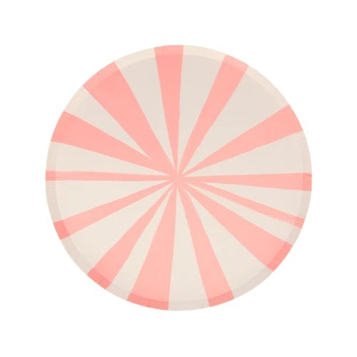 Meri Meri Pink Stripe Side Plates